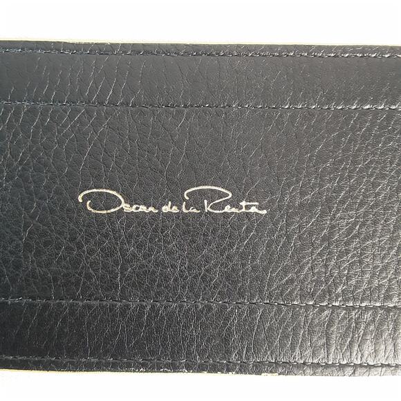 Oscar De La Renta Belt Genuine Patent Leather Golden Wide Width XSmall Waist main image 9